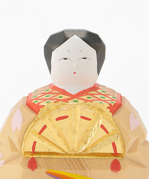 送料無料】奈良一刀彫 神泉作 段飾雛 中（三越） | 神泉/シンセン
