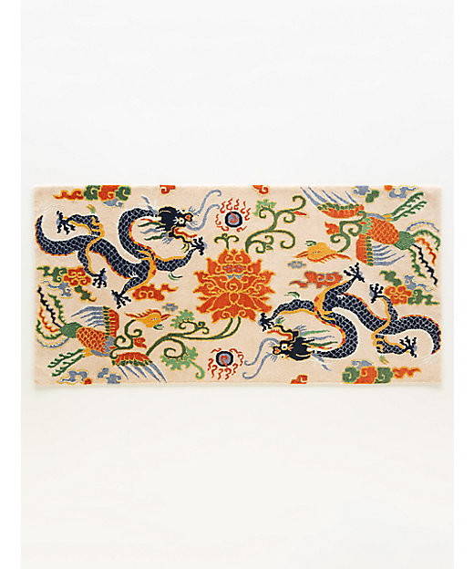 龍と鳳凰 カガマ norbu lingka ノルブリンカ チベット絨毯 ドラゴン 龍