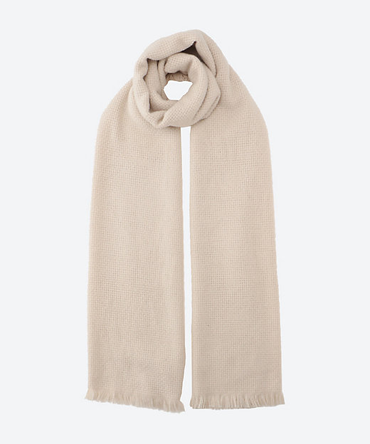 カシミヤバスケット フリンジストール | ASAUCE MELER (Women