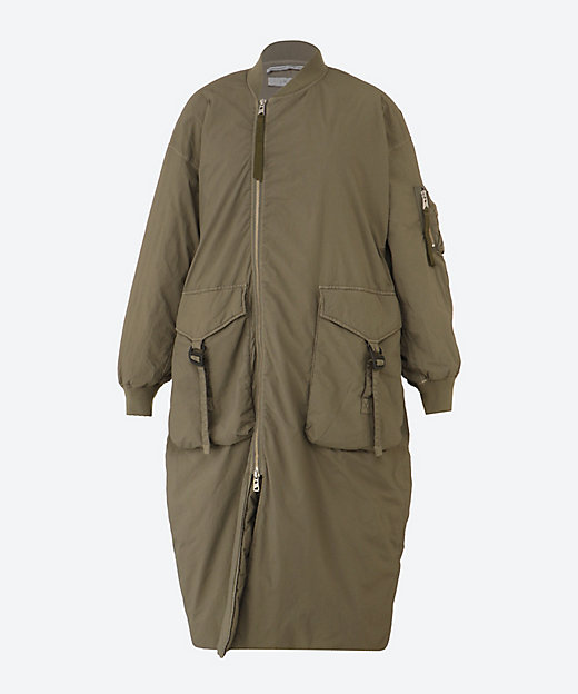 GARMENT DYE DOWN MA―1 LONG COAT