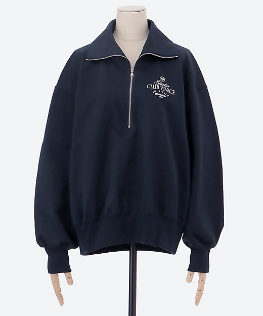 イセタンサローネ別注 ハーフジップスウェット ASO―827 IH