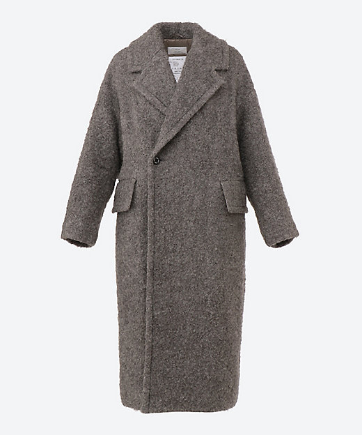 ASTRAKHAN DOUBLE―BREASTED COAT | HYKE