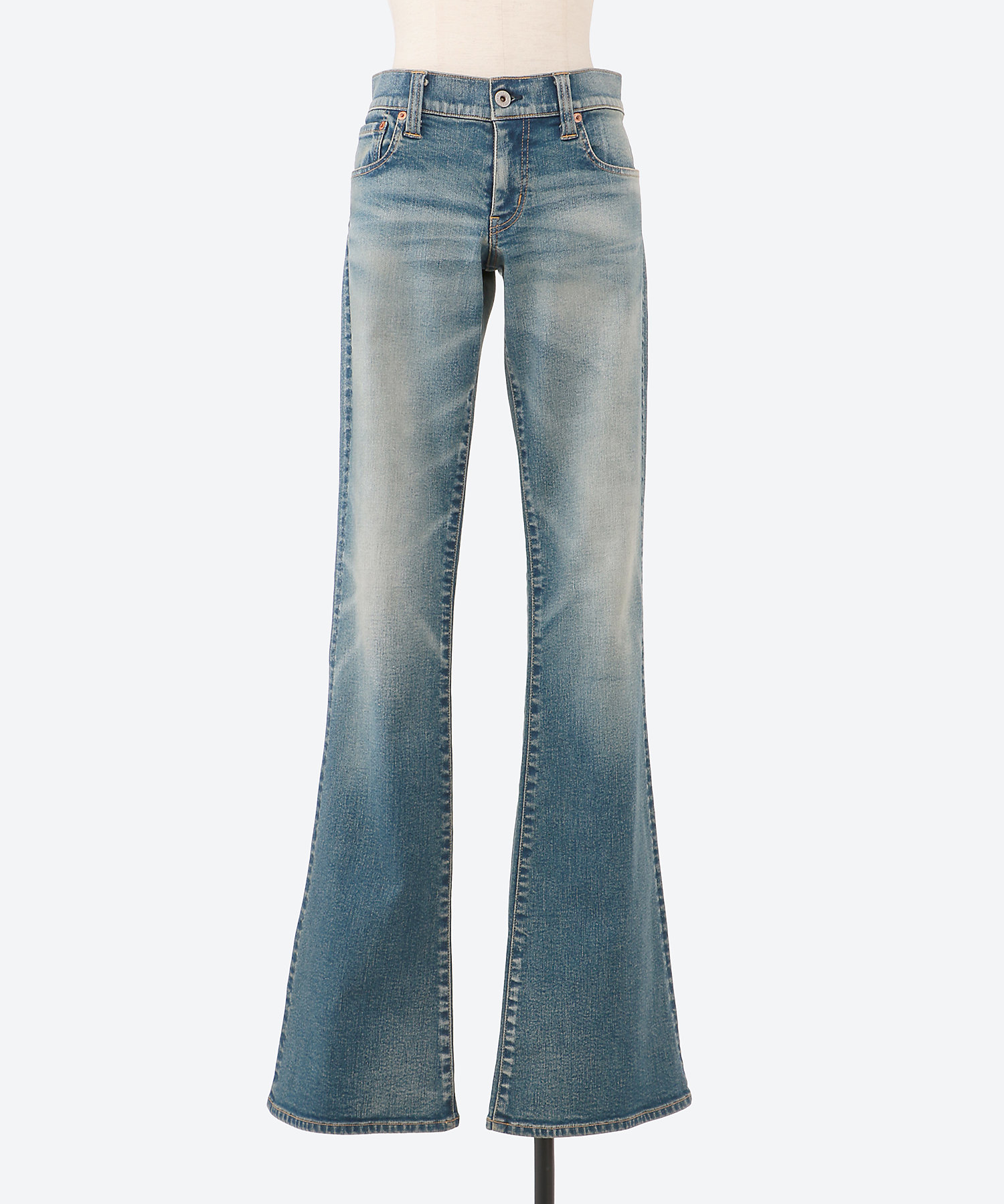 綿ストレッチデニムフレアパンツ JP―P040―051 | JUNYA