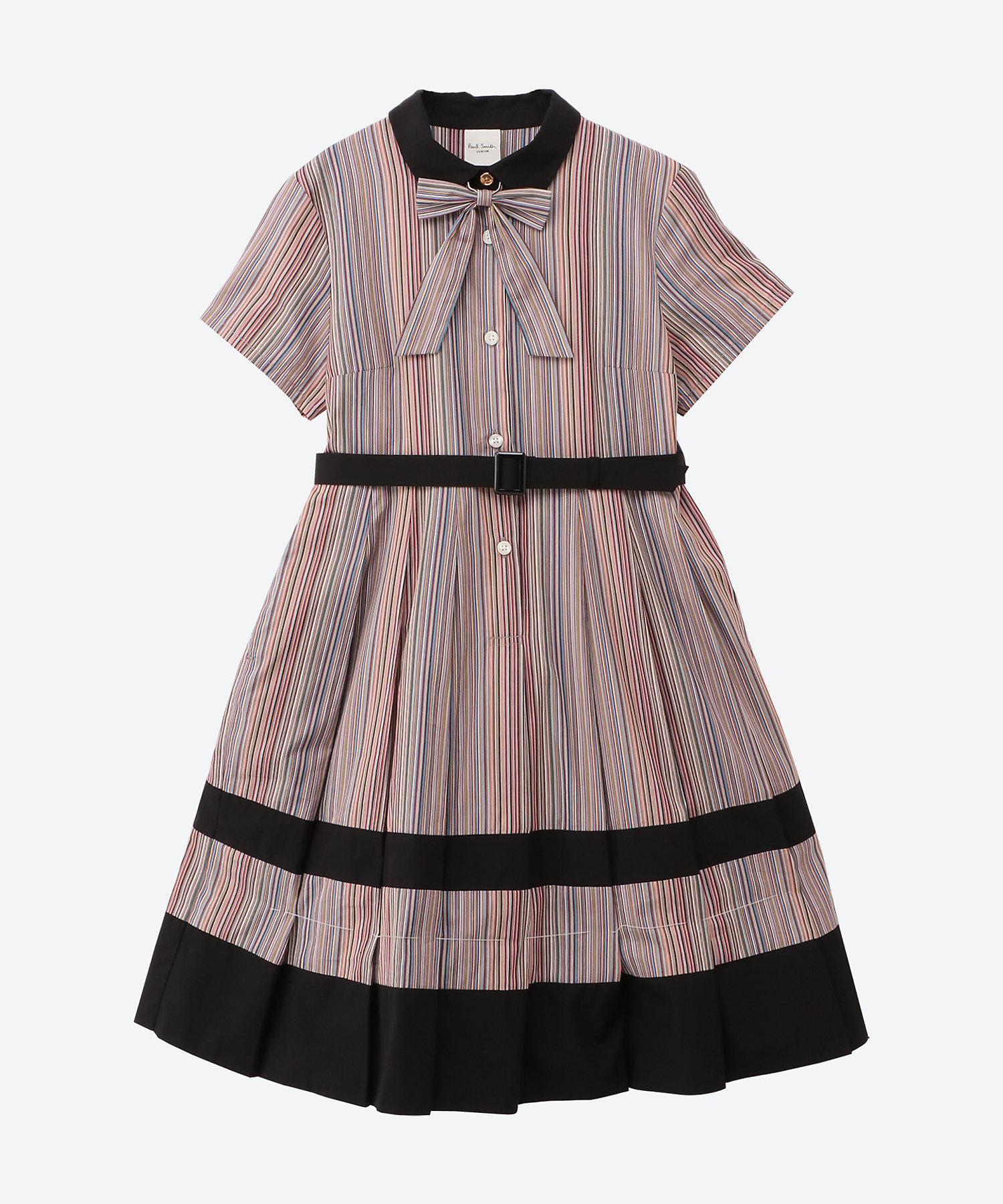 シグネチャーストライプ半袖ワンピース | Paul Smith Junior