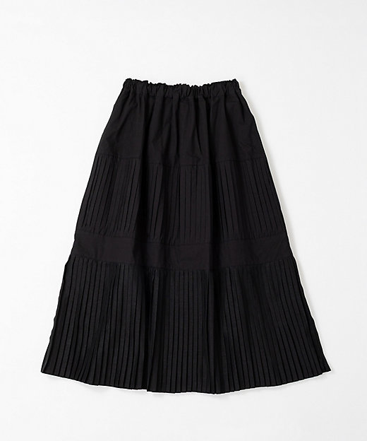 テディスカート プリーツのティアードスカート 1502561ー10