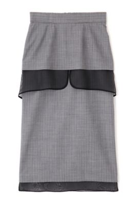 クリアストライプスカート（5314220016） | ADORE (Women