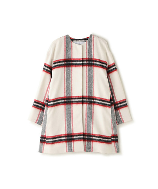 アルパカシャギーチェックコート（5314252007） | ADORE