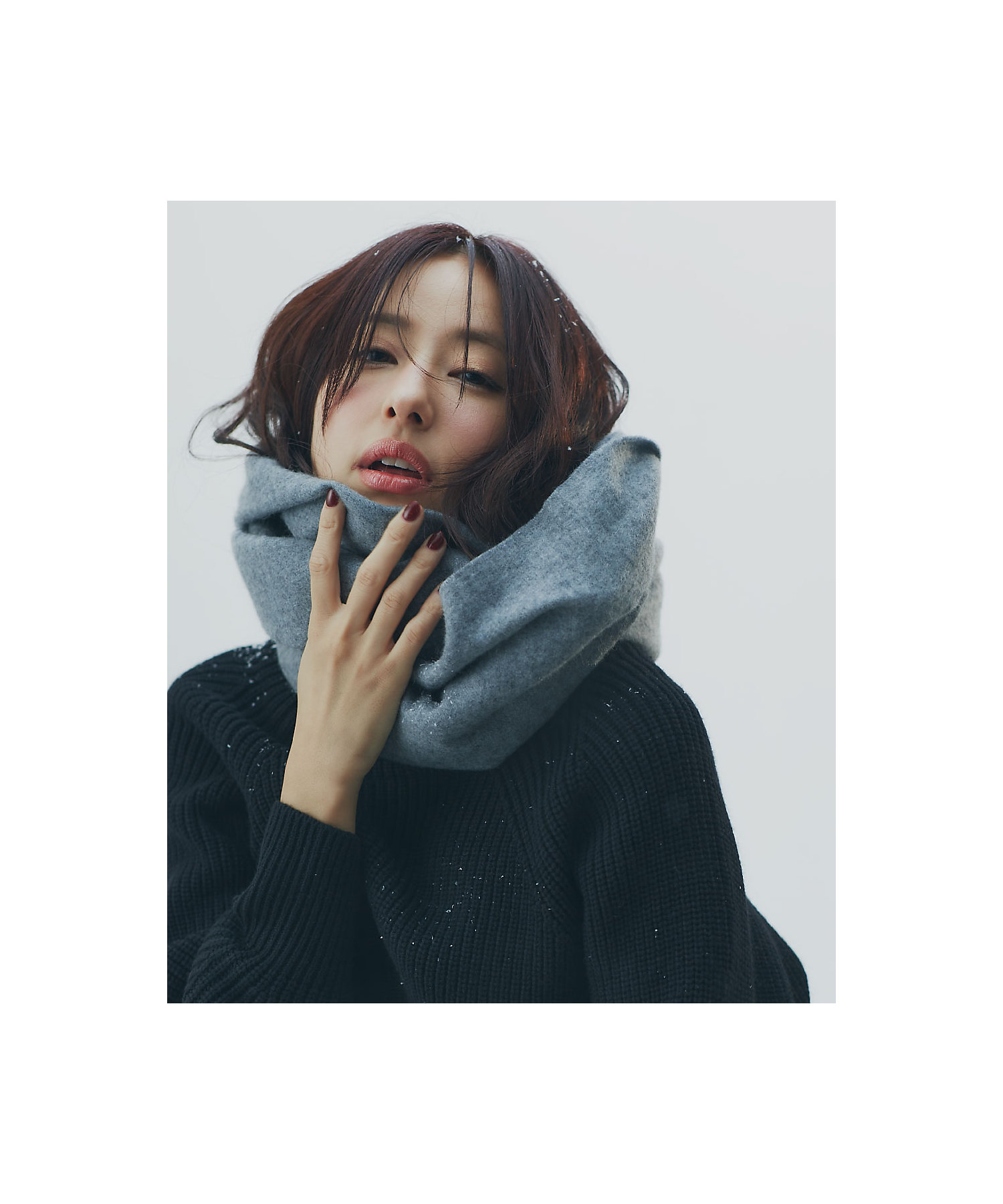 LIVERANO&LIVERANO ビーンズ柄 カシミヤストール 【公式通販】