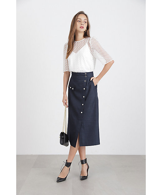 メタルドットポイントスカート（0313220823