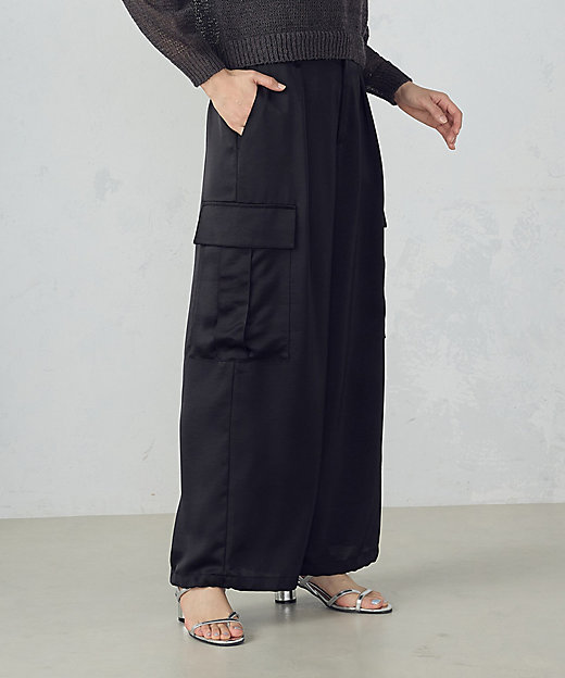 ポリエステルマットサテン カーゴパンツ（1252PK06） | COMME