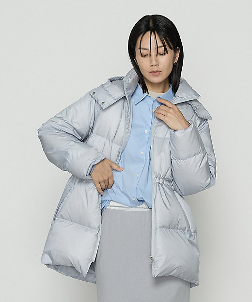 り*う様 ベガルタ仙台 ダウンコート Lサイズ ライトグレー アイボリー