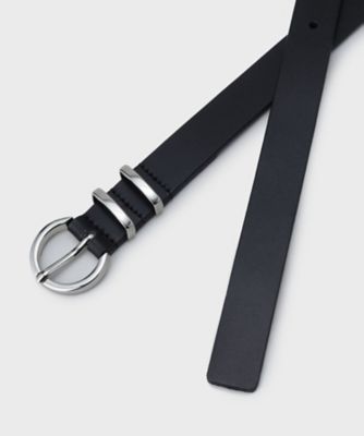 シンプルナローレザーベルト（2002385784） | tk. TAKEO