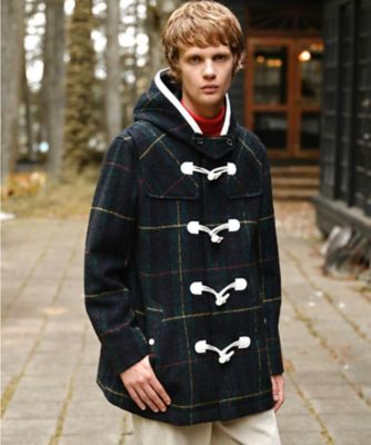 Moonage Devilment ウール ダッフルコート サイズ46 チェック Moonage