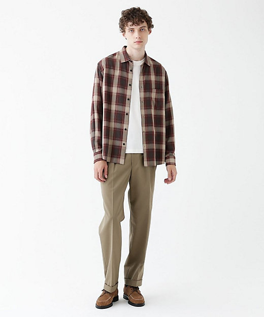 THE FLAGSHIP】コットンウール チノクロス パンツ