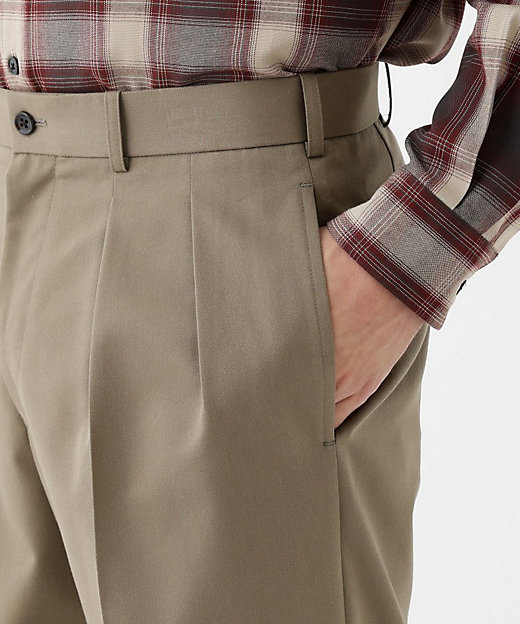 THE FLAGSHIP】コットンウール チノクロス パンツ