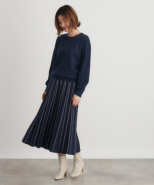 SET UP対応 透かし編み柄ニットスカート（2002367882