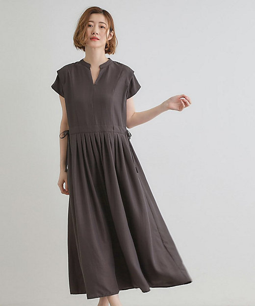 晴れの日も雨の日も】撥水タックワンピース（2002434667