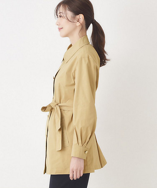 M～3Lサイズ】グレースタフタ スプリングコート