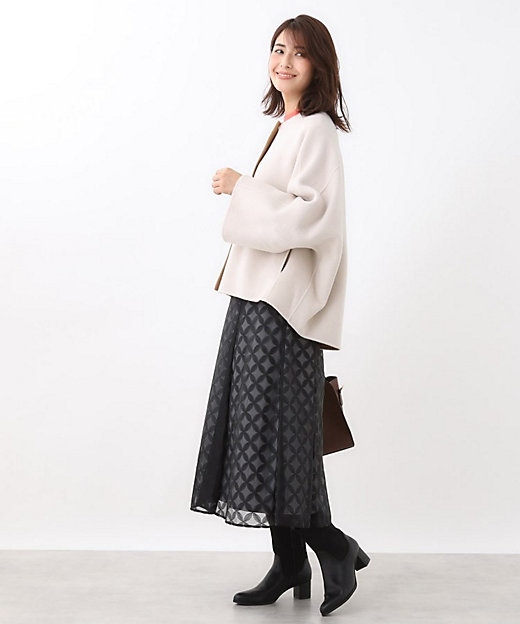 リバー仕立てショートコート（2002544020） | Reflect