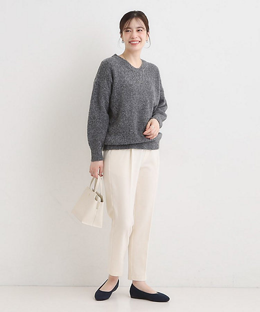 ふわふわVネックニット（2002547125） | SHOO LA RUE