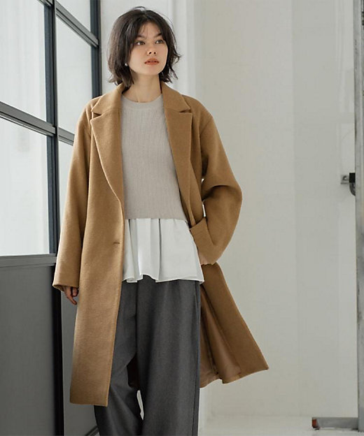 カシミヤブレンドウールチェスターコート（2002542078