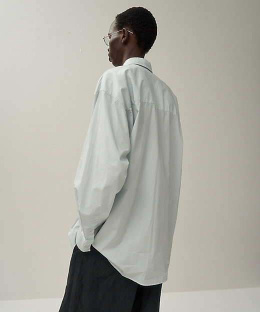 COTTON LAWN ｜ オーバーサイズシャツ － UNISEX