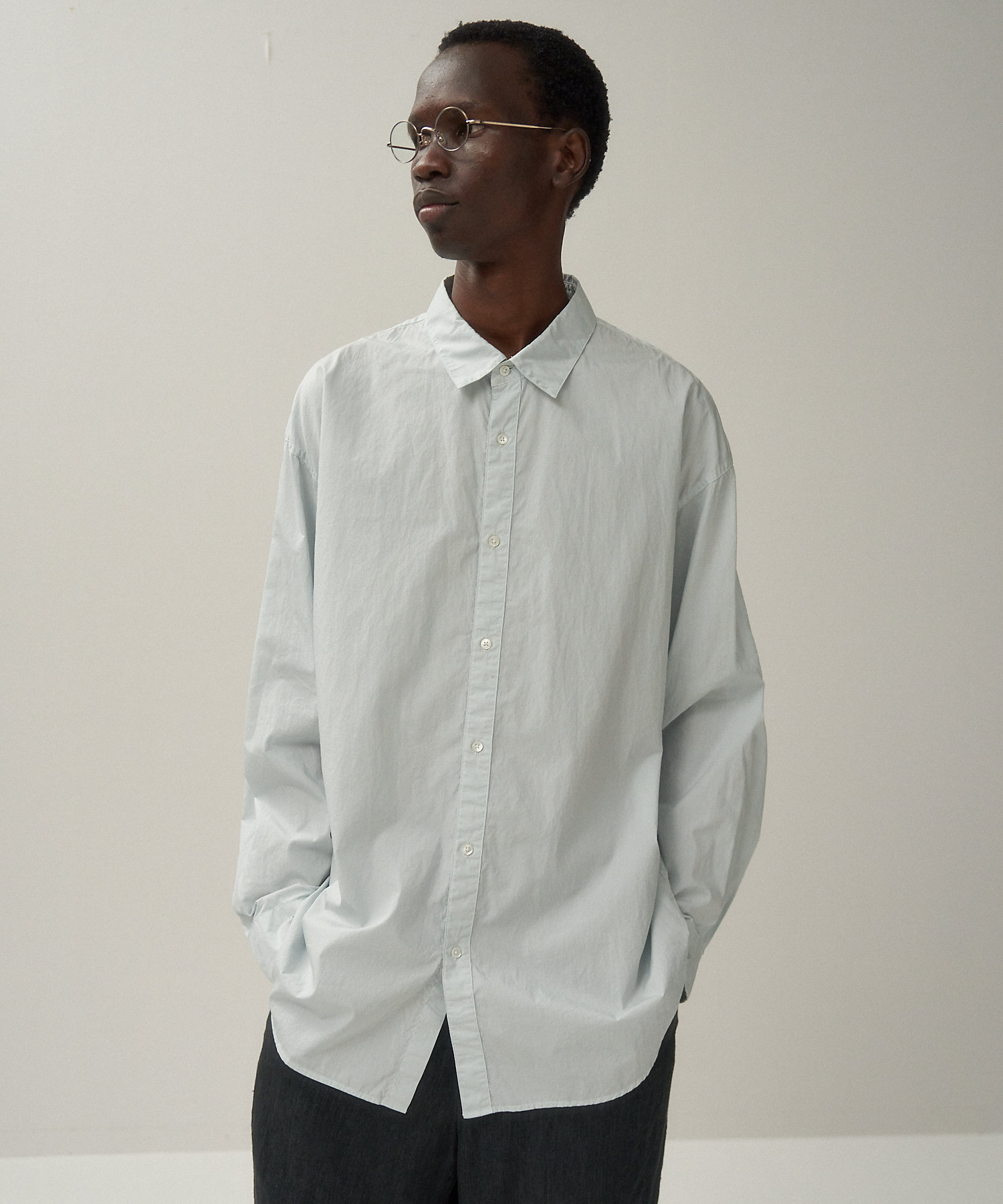 COTTON LAWN ｜ オーバーサイズシャツ － UNISEX