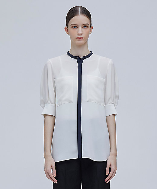 楽天市場】パフスリーブ 白の通販