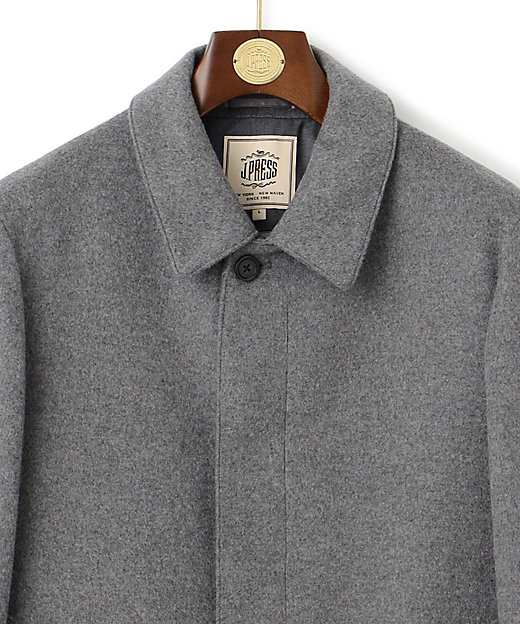 定番】ウールカシミヤビーバーステンカラーコート