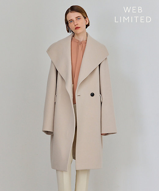 WEB限定】BORNIOL ／ ビックカラーコクーンコート