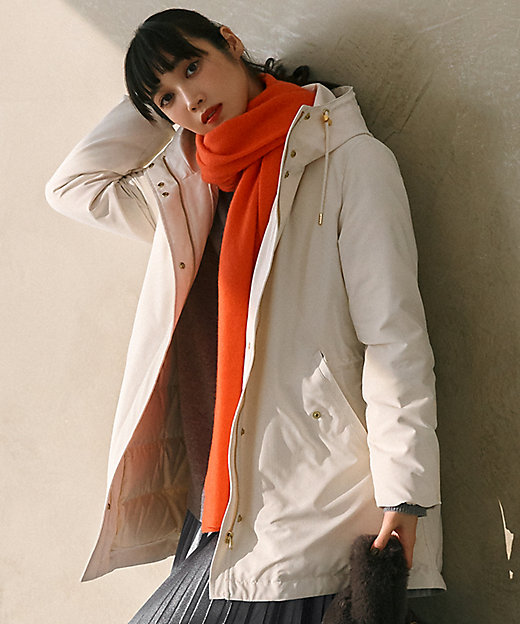 滝沢眞規子さん着用／一部店舗限定／撥水加工】ミリタリー ダウン