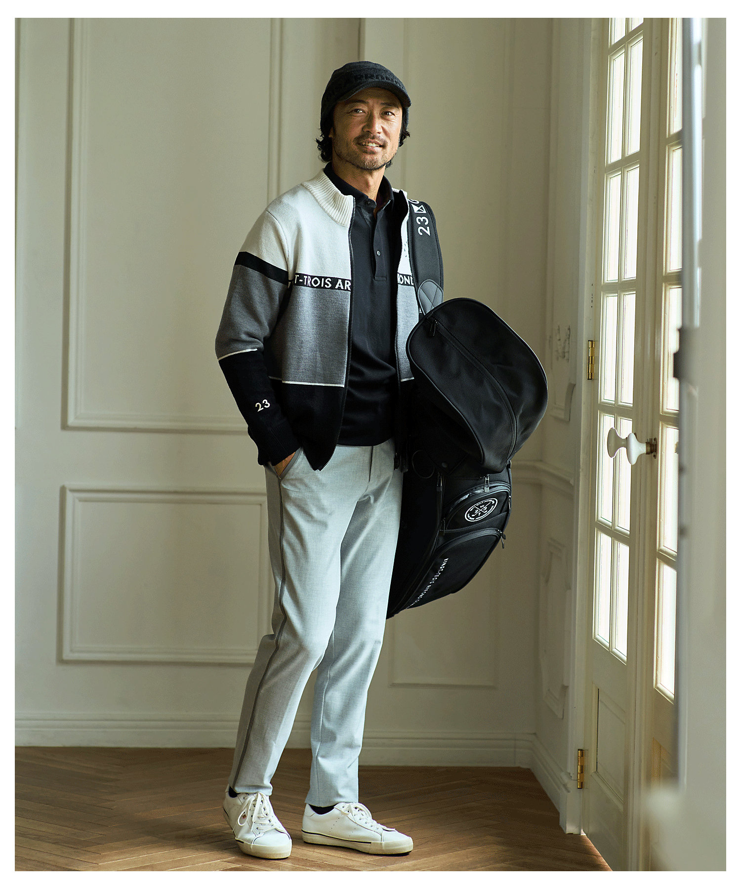 MEN】リバーシブルニットブルゾン（KRVTCW0501） | 23区