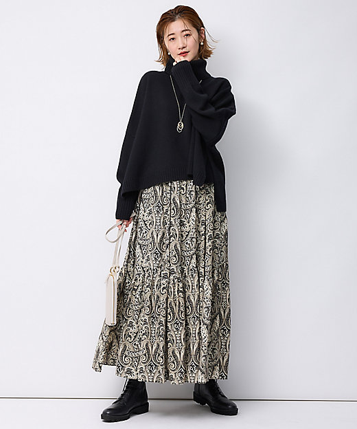 洗える】ウールカシミヤ ニットポンチョ（KRWOSW0652） | 23