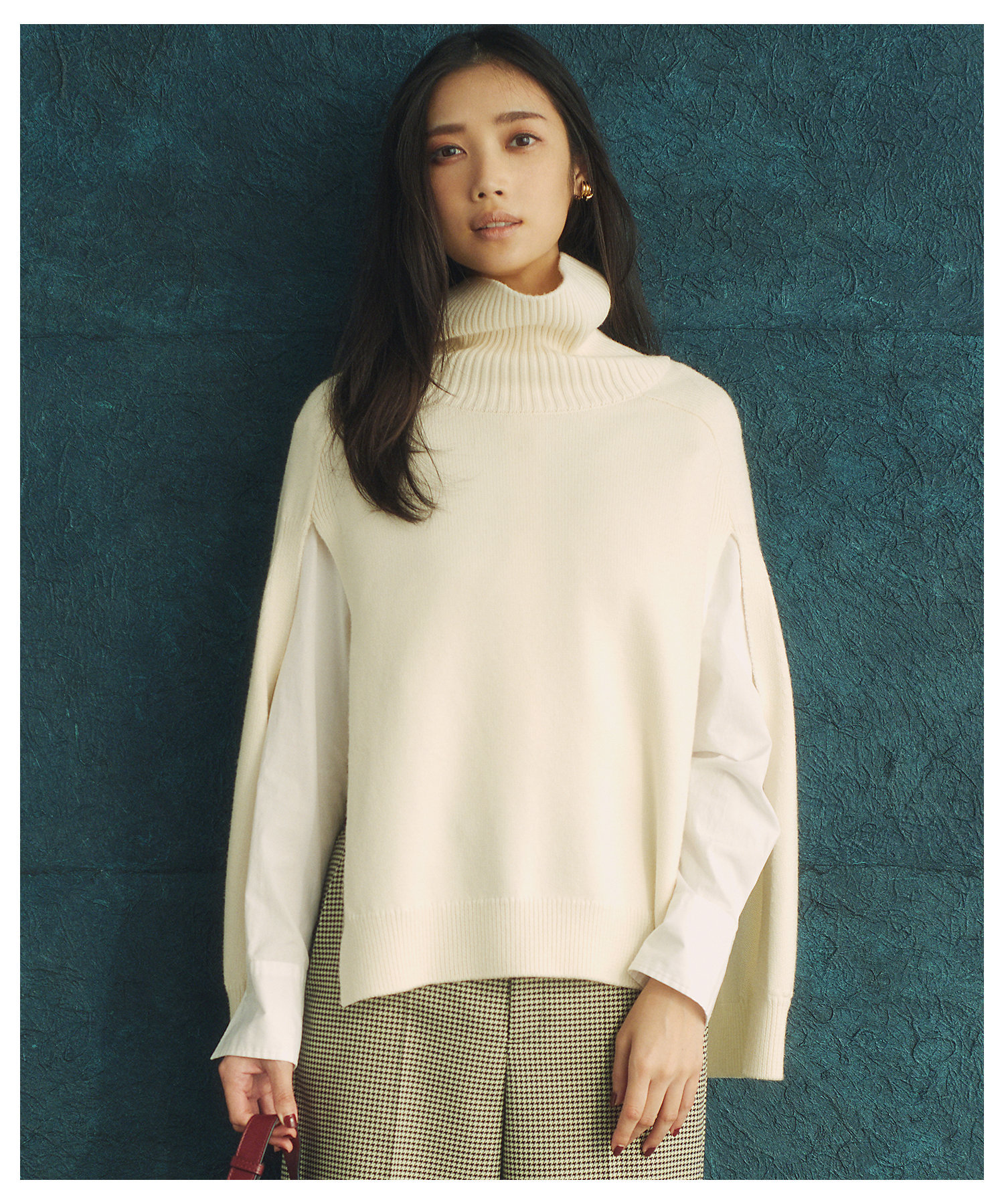 洗える】ニット ポンチョ（KRWOSW0462） | 23区 (Women