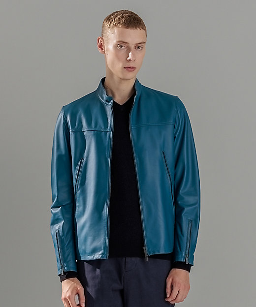 ライトラムナッパ レザー シングルライダース（LWJHCA0102