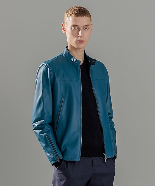 ライトラムナッパ レザー シングルライダース（LWJHCA0102