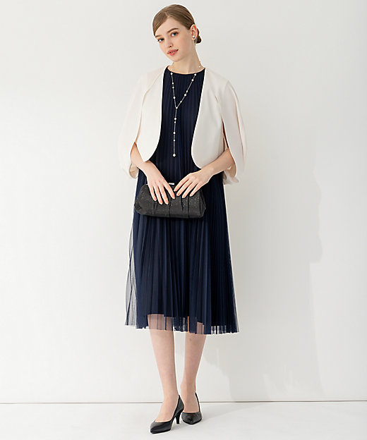 APPLAUDIR】チュールプリーツ ドレス（OPA2CM0744