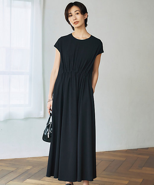 ASUMI・MANAMIコラボ 丈が選べる】タックデザイン