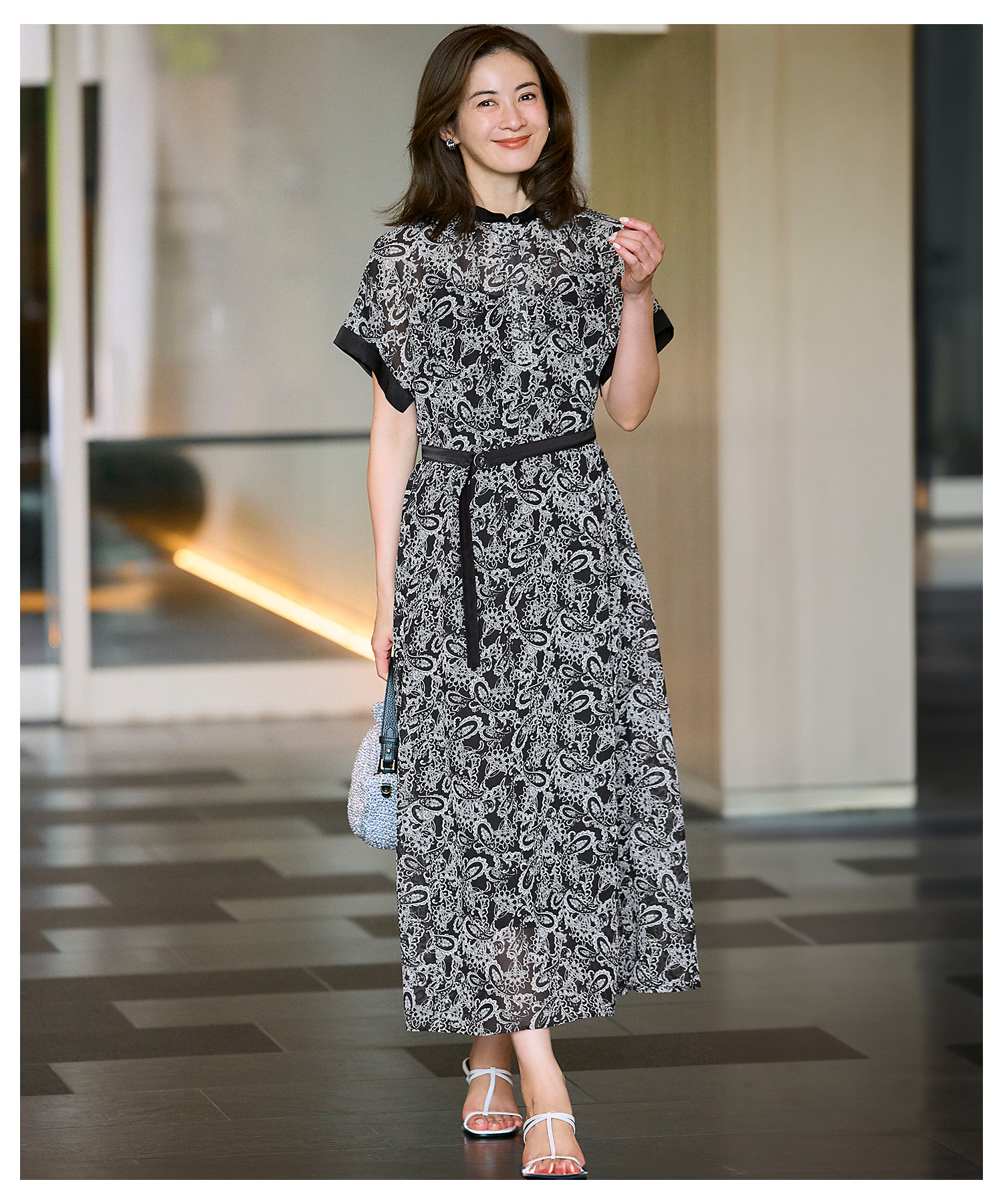 ハニーミュウ ワンピース XS ハニーミュウ モノグラムワンピース HONEY