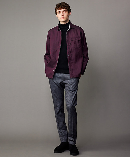 ストレッチ／セットアップ／弱撥水】フランネル ジャージ パンツ