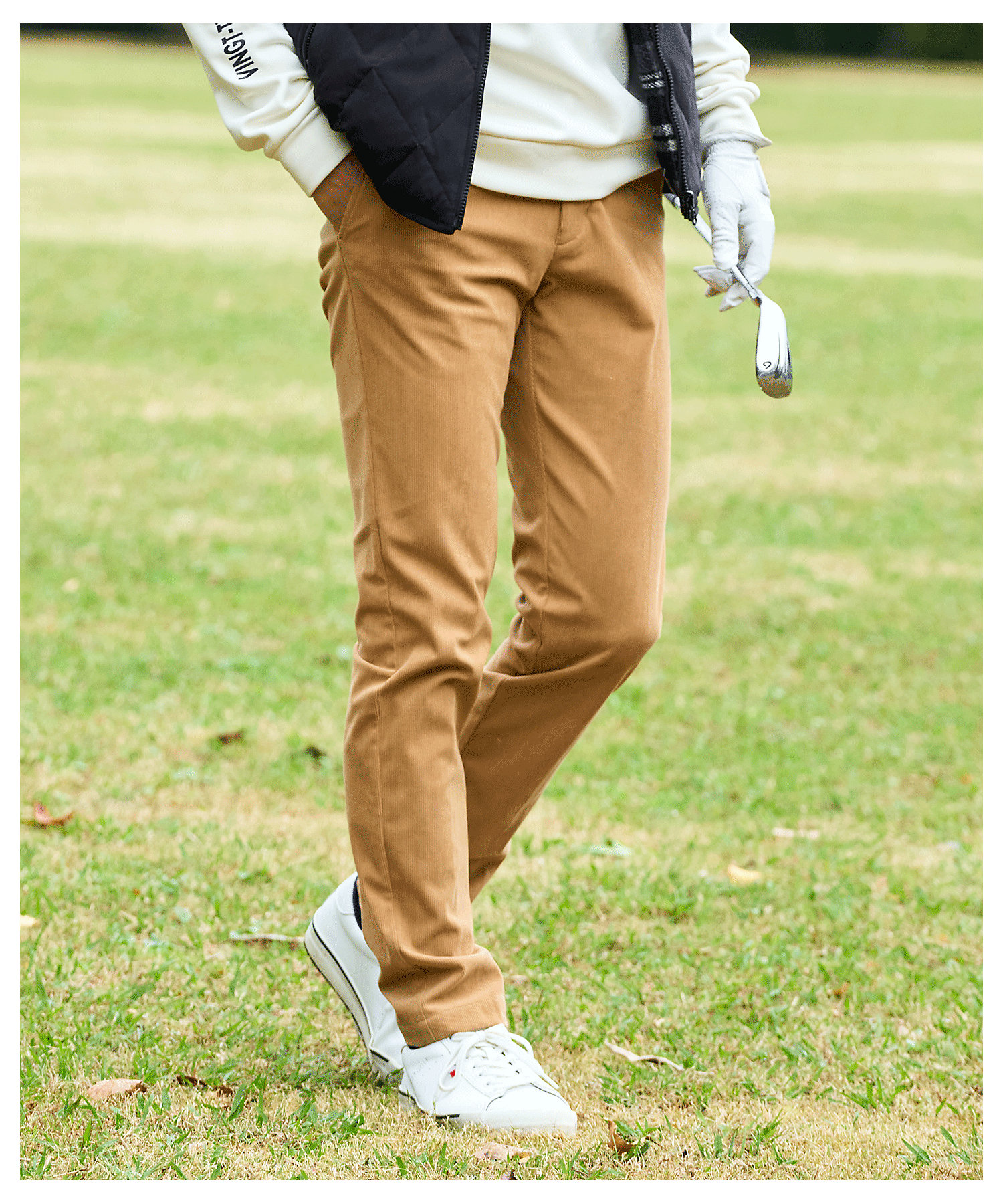 MEN】【ストレッチ】コーデュロイ カラーパンツ