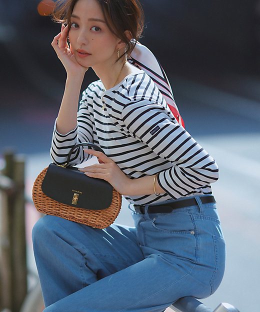 WEB限定／洗える】23区DENIM ライトダンガリー ワイドパンツ