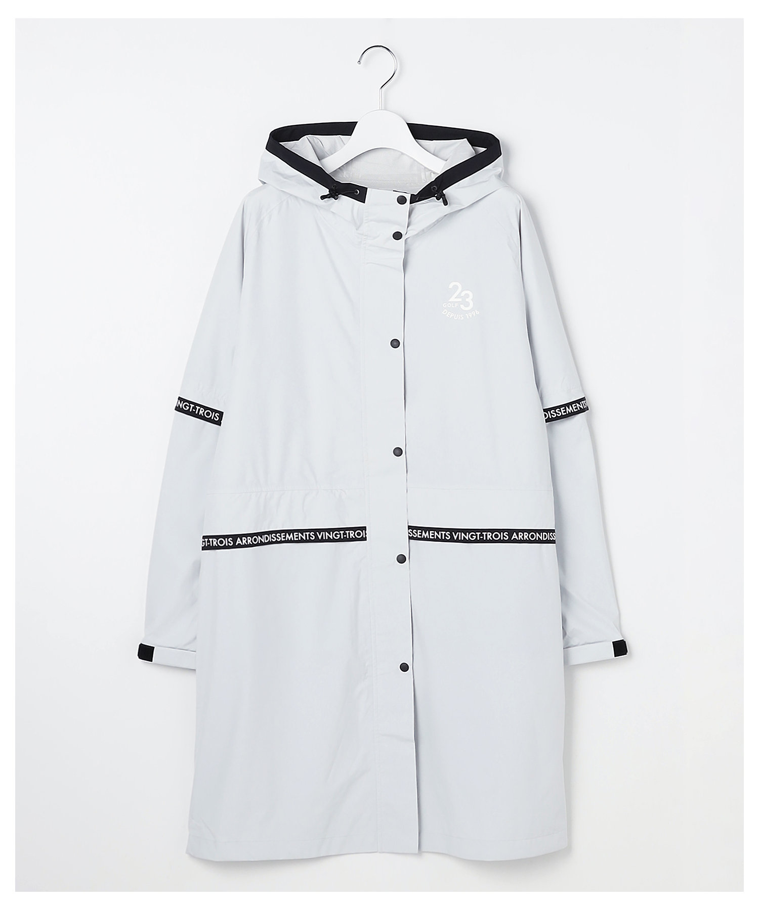 極美品 2023 ビームスゴルフ 撥水 カラー ワンピース レッド レイン M