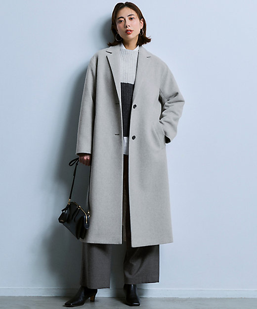 WEB＆一部店舗限定】ウールモッサ チェスターコート