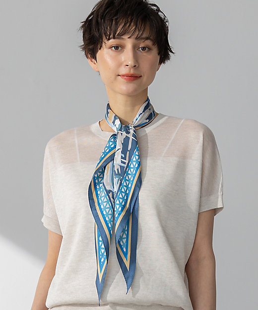 シルク ダイヤ スカーフ（SF3DGS0203） | 23区 (Women