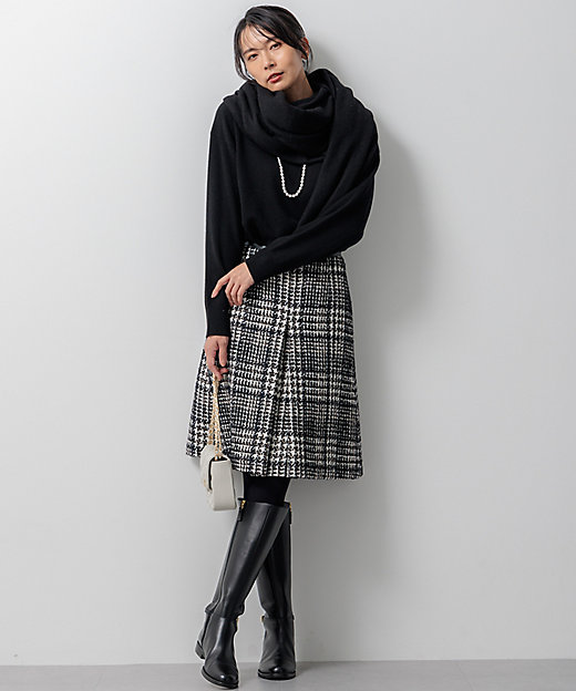 Oggi掲載】ファンシーツイード スカート（SKWOCW0520