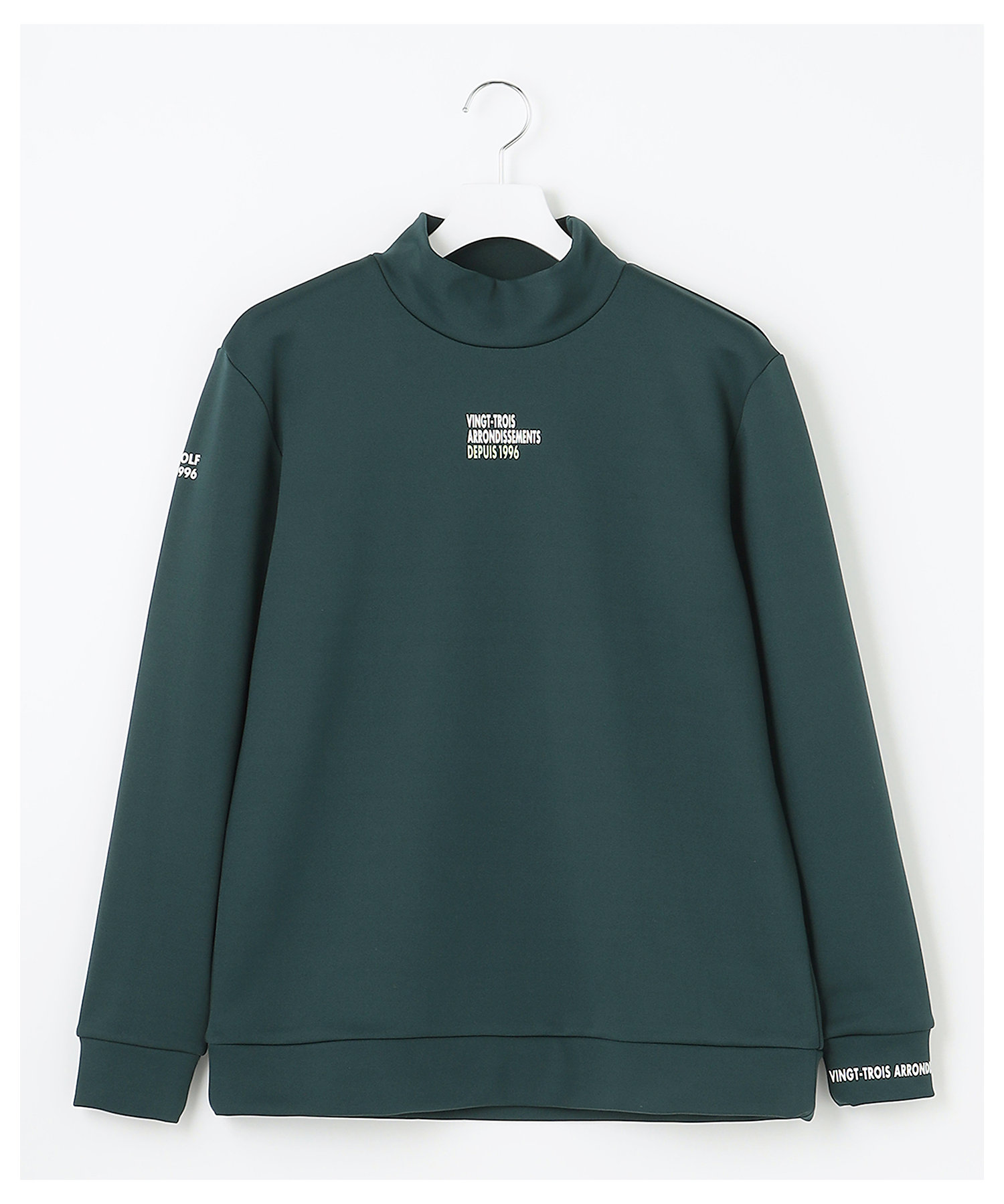 MEN】ストレッチ裏フリース モックネック（TOVTSW0511