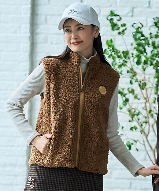 WOMEN】ボアベスト（VJVLCW0408） | 23区GOLF/ニジュウ