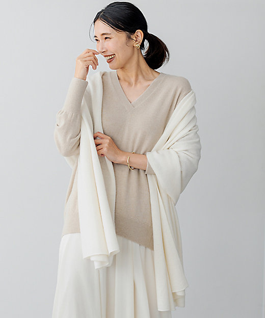 ピュアカシミヤ ストール（ZZ3DSW0451） | 23区 (Women