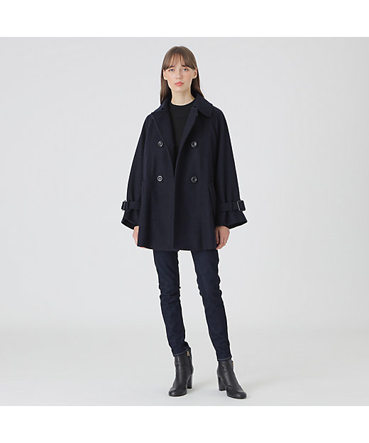 ダークビッケンバーグ レザー ケープコート レザーマント 濃いめの